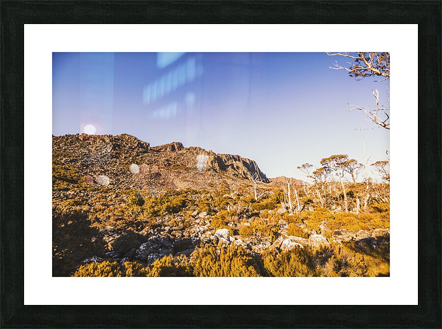 Wild wilderness of stone geology Picture Frame print