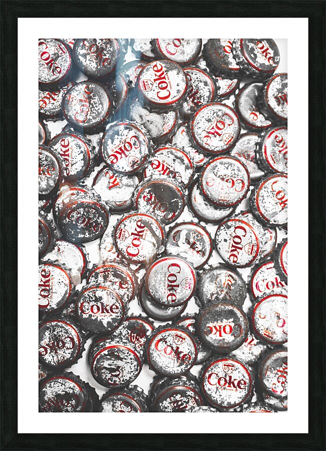 Soda and rust Picture Frame print