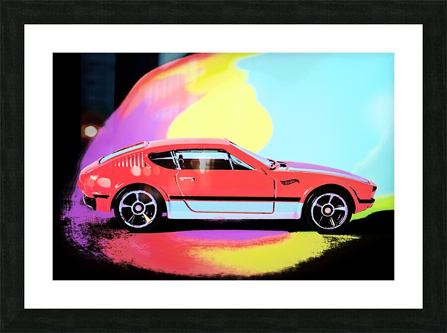 Color runs Picture Frame print