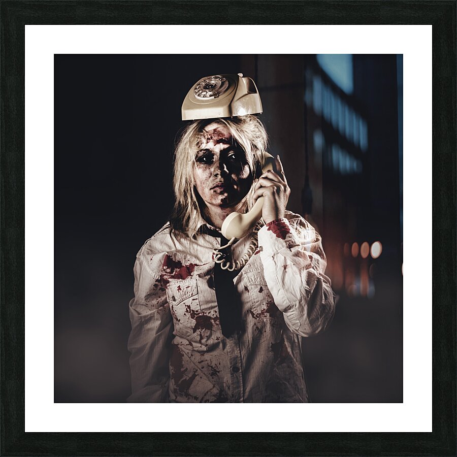 Telemarketing Picture Frame print