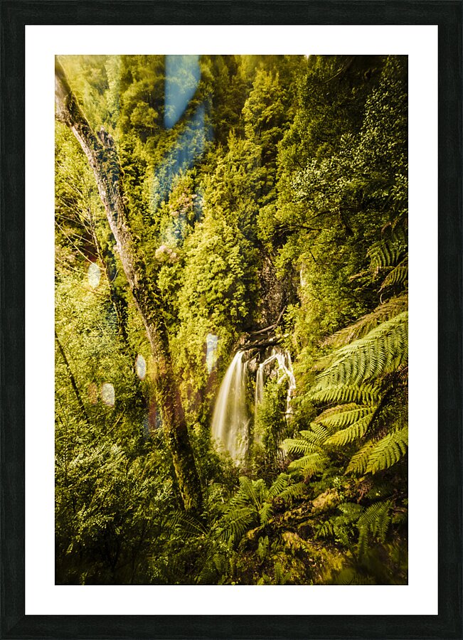 Wilderness falls Picture Frame print
