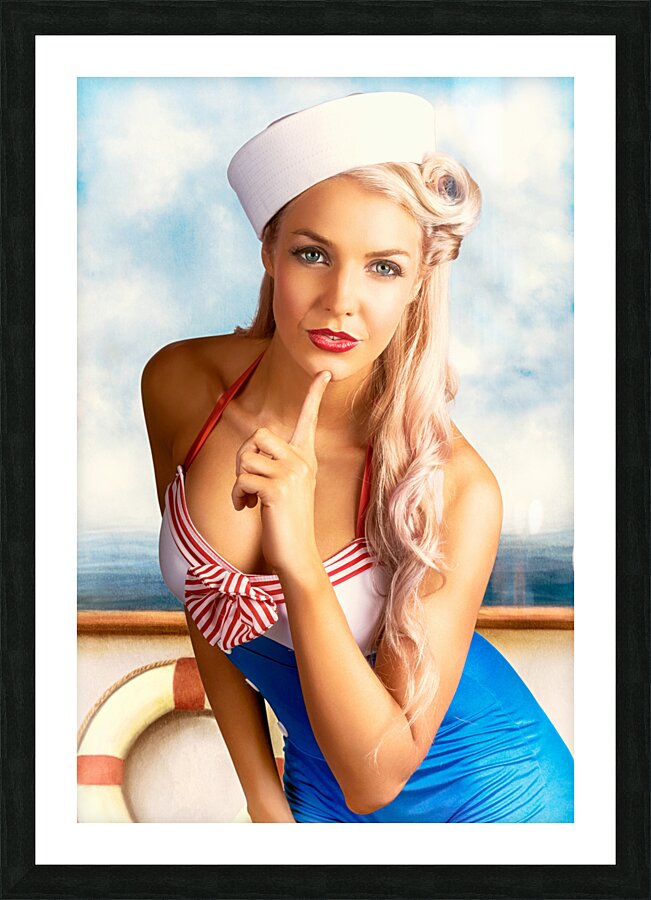 Starboard beauty Picture Frame print