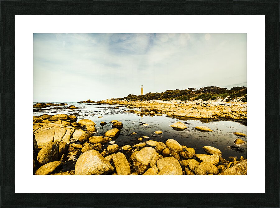 Beacon beach Picture Frame print