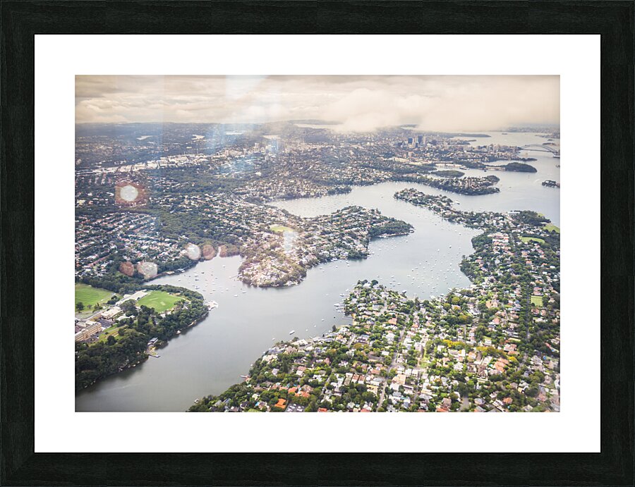 Scenic Sydney suburbia  Picture Frame print