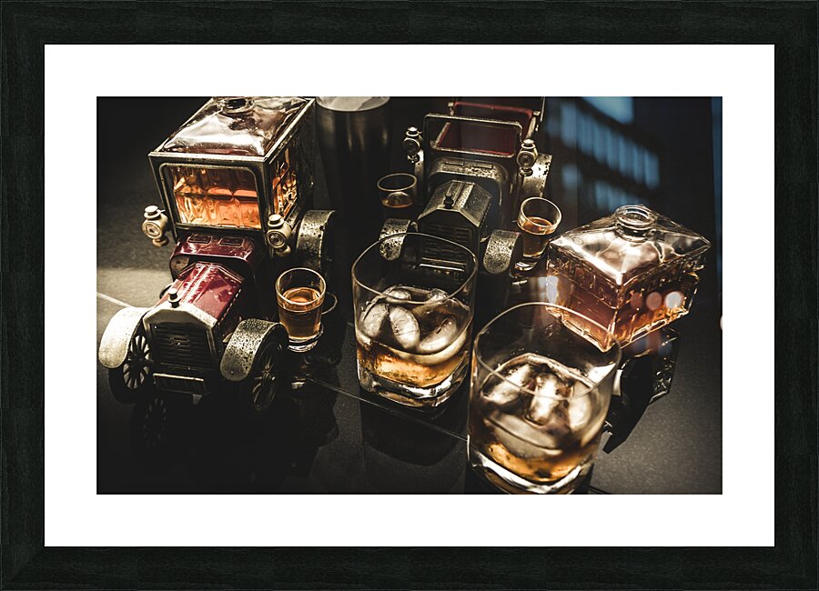 Cognac cars Picture Frame print