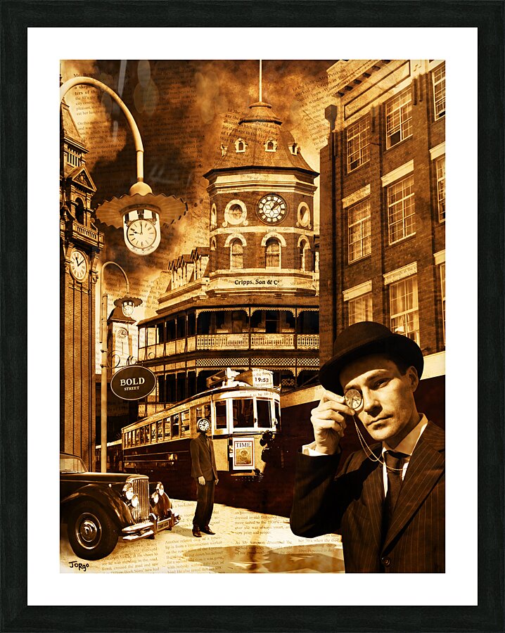 Bold Street: The Monocle Of Time Picture Frame print