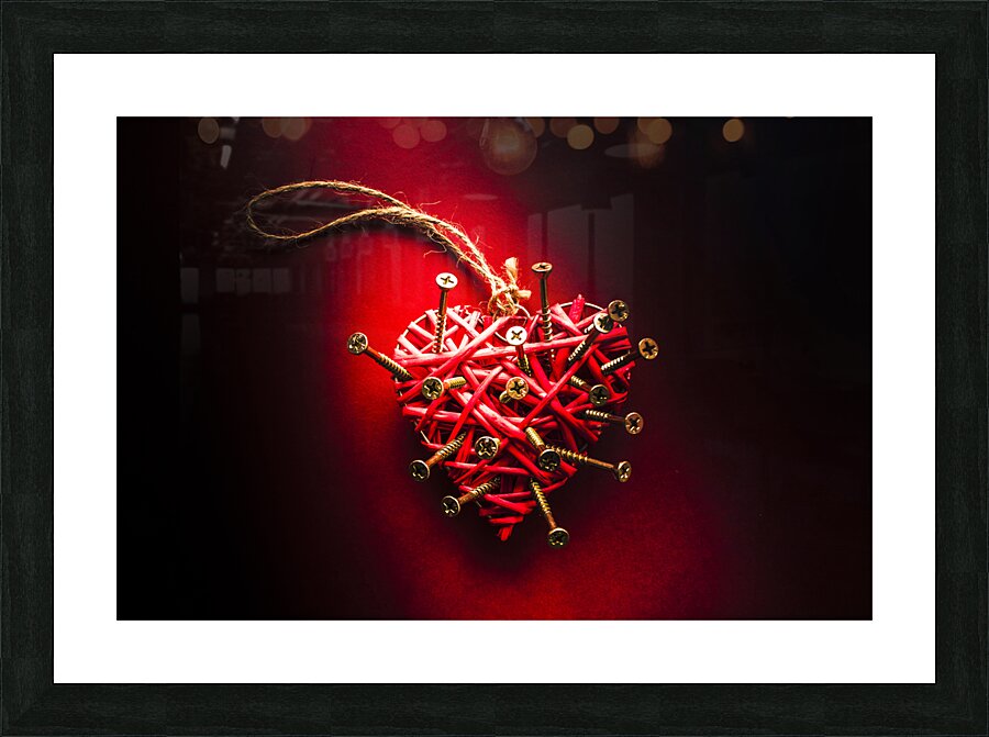 End of heartache Picture Frame print