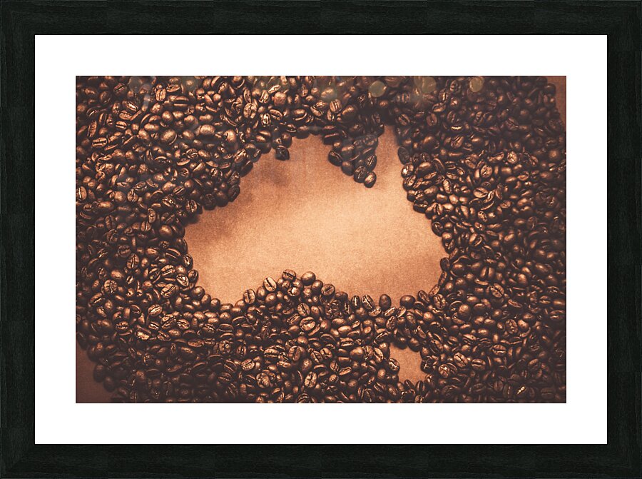 Australian made coffee Picture Frame print