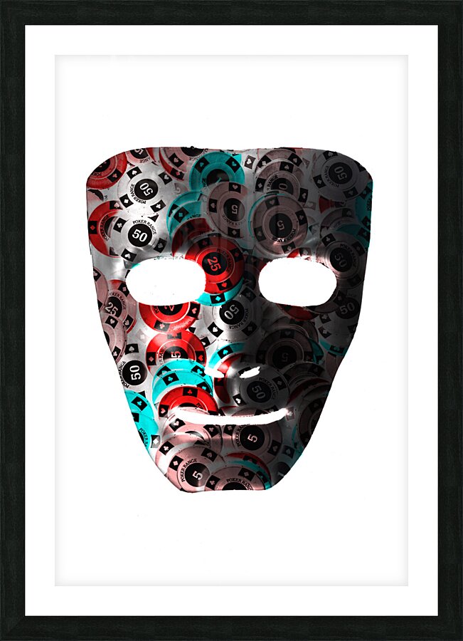 Joker poker Picture Frame print