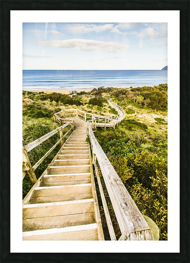 Way to Neck Beach Picture Frame print