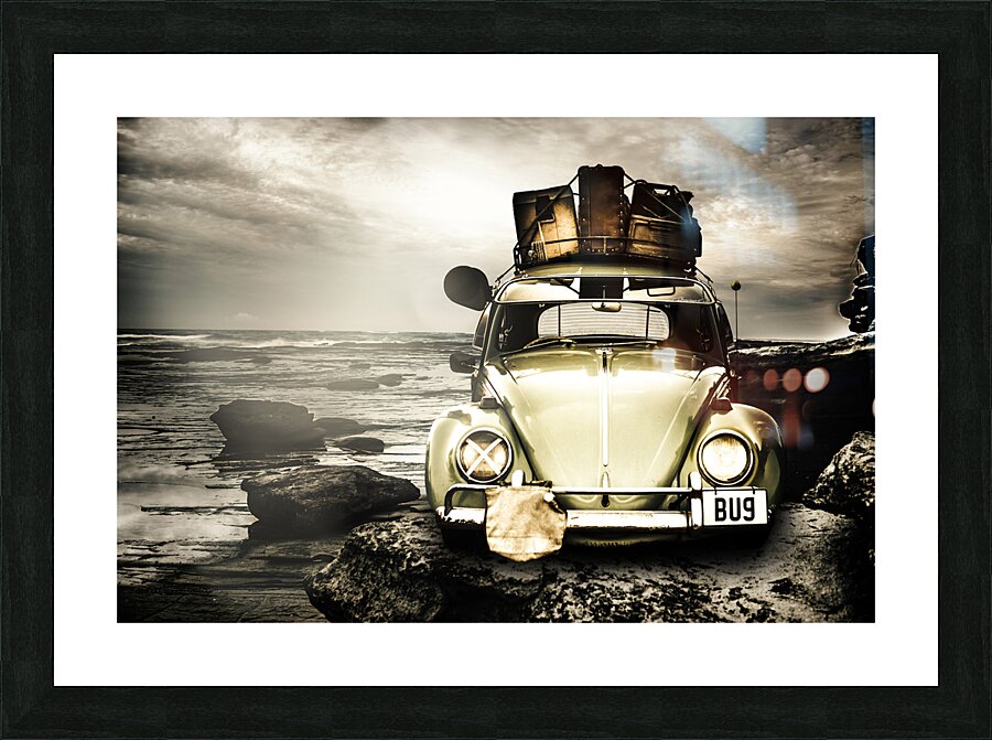 The travel bug Picture Frame print