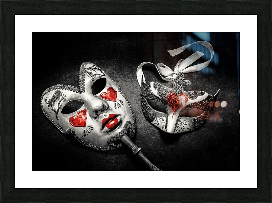 Unmasking passions Picture Frame print