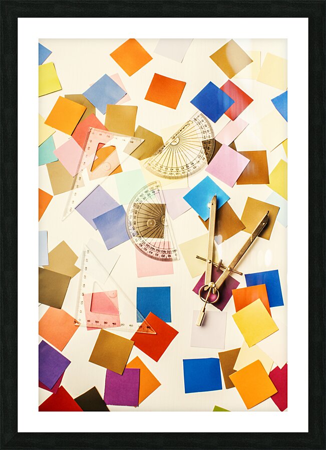 Decoration in symmetry Picture Frame print