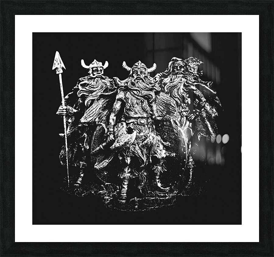 Viking hold Picture Frame print