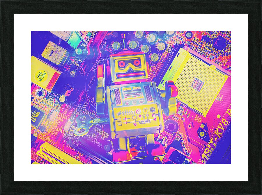 Retro reboot  Picture Frame print