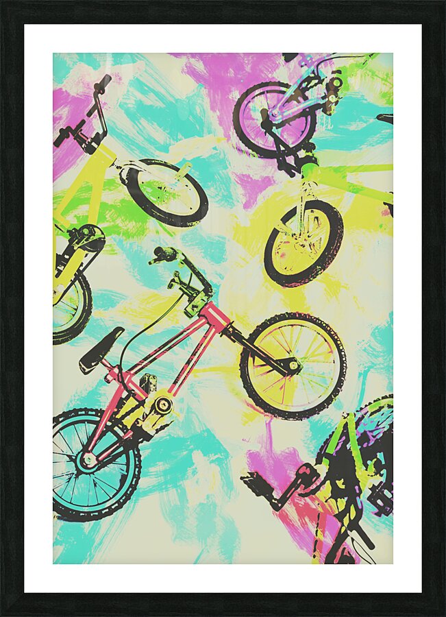 Retro rides Picture Frame print