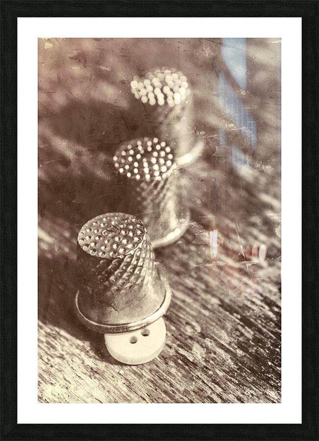 A vintage stitch up Picture Frame print