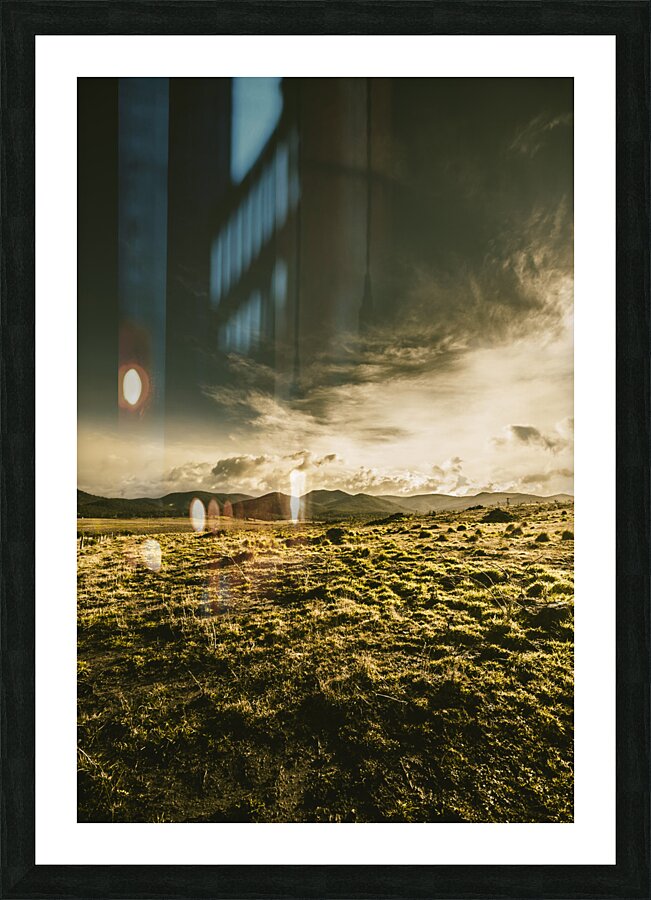 Mountain grassland Picture Frame print