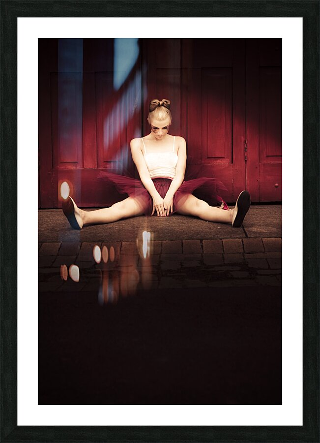 Sad Dancer Picture Frame print