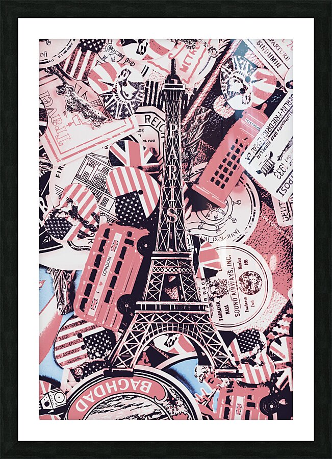 Paris and beyond Picture Frame print