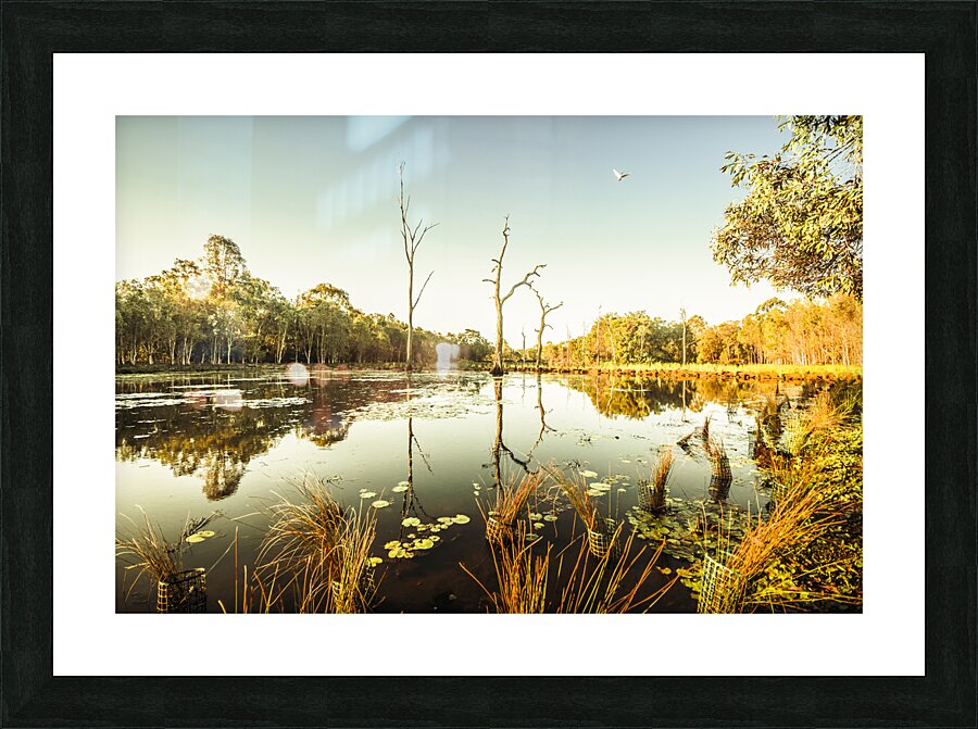 Soothing waters Picture Frame print