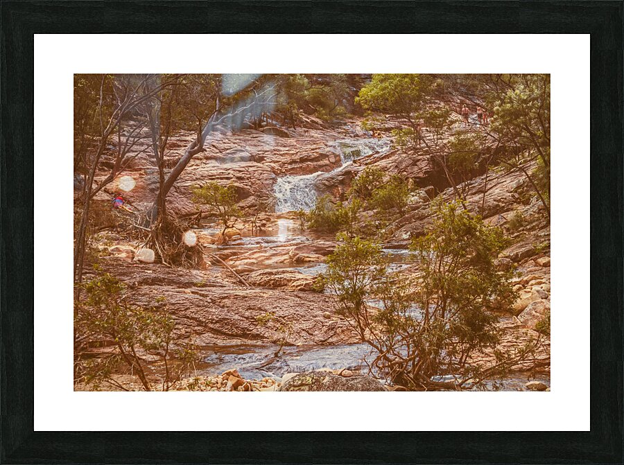 Rugged falls Picture Frame print
