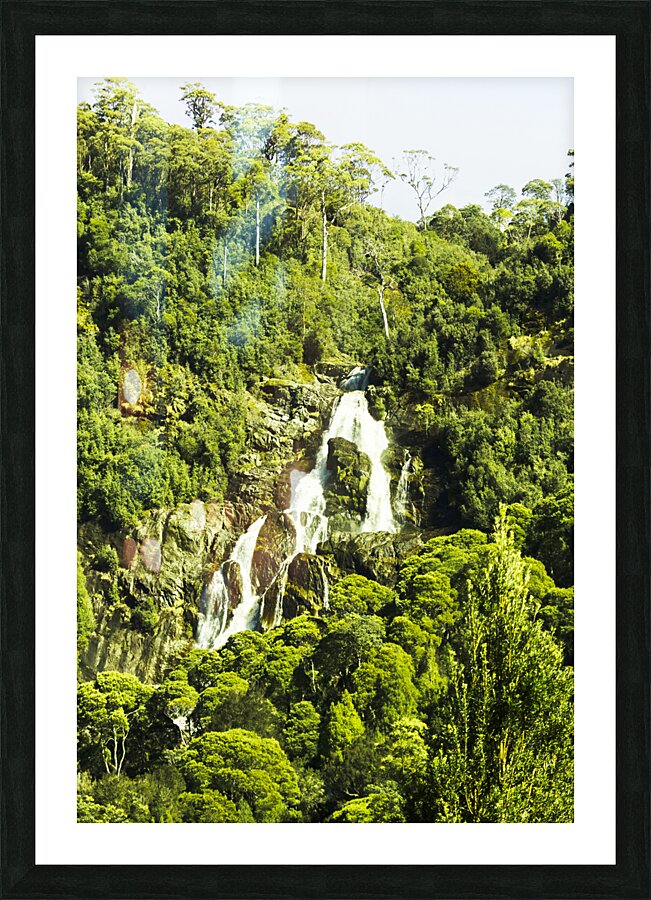 Rainforest rapids Picture Frame print