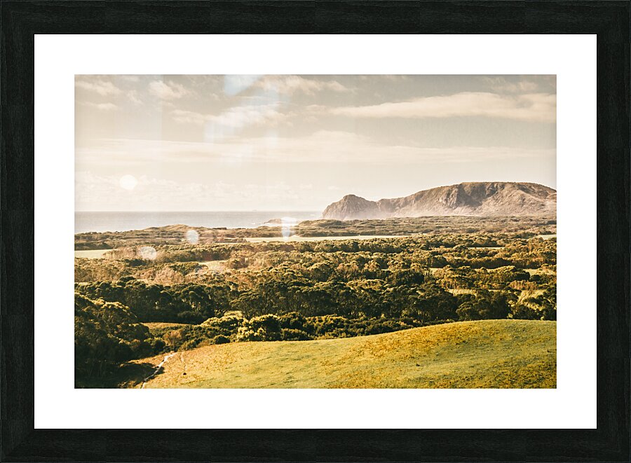 Rocky capes and rugged coasts Picture Frame print