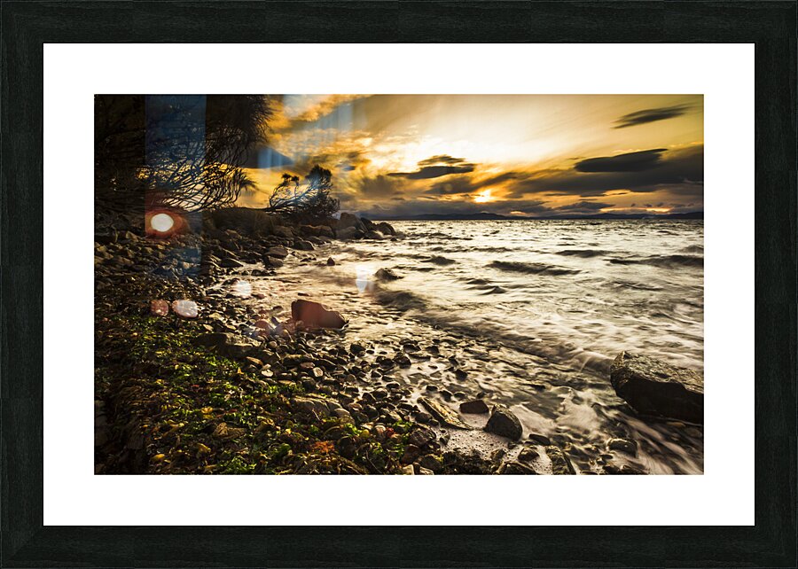 Seas of Lunawanna  Picture Frame print