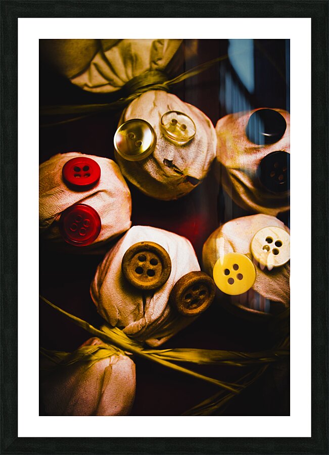 Button sack lollypop monsters Picture Frame print