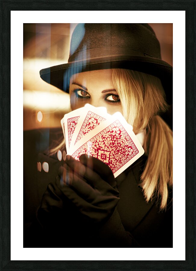 Gypsy Fortune Teller Picture Frame print