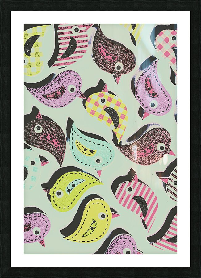 A quilters flock Picture Frame print