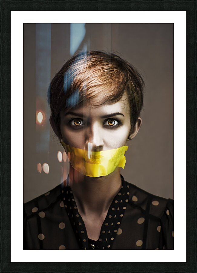 Speak No Evil Picture Frame print