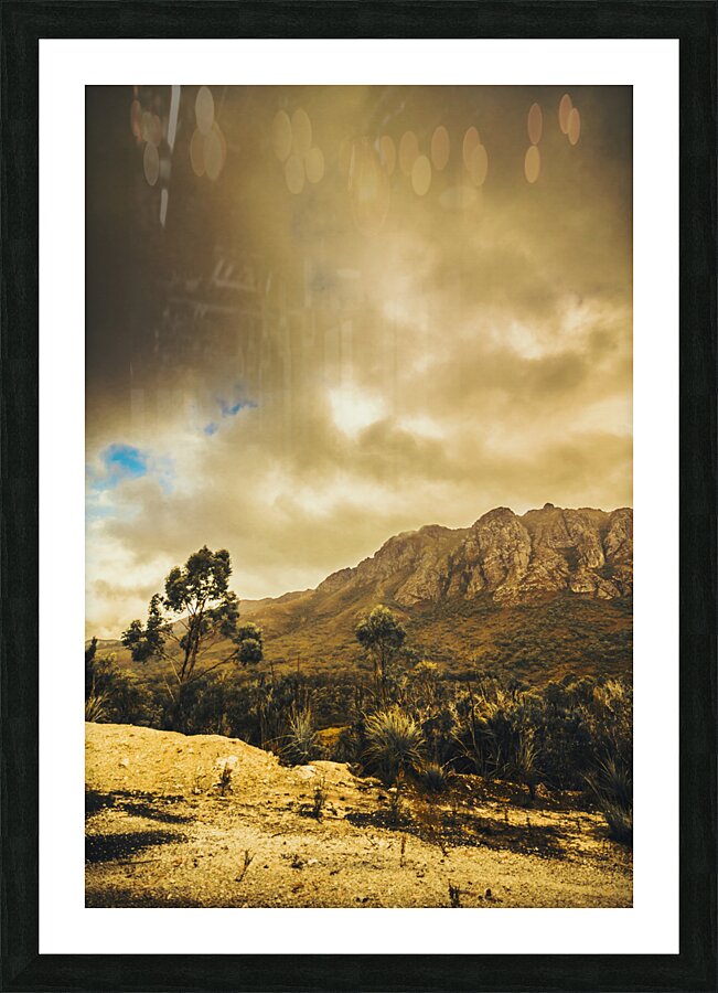 Tasmania mountain marvels Picture Frame print