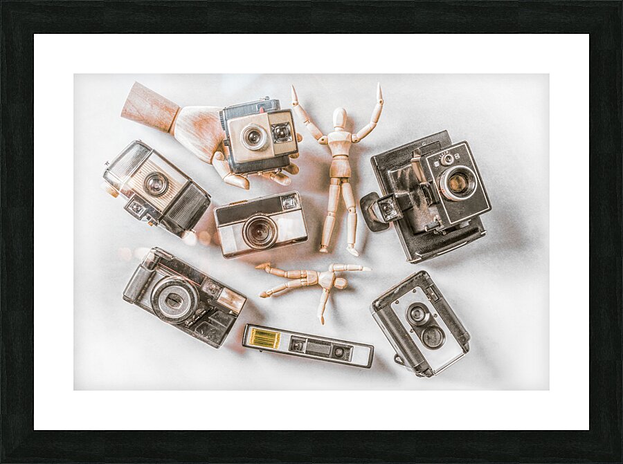 In the studio Picture Frame print