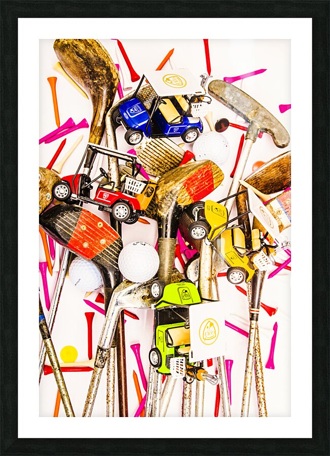 Colorful course Picture Frame print