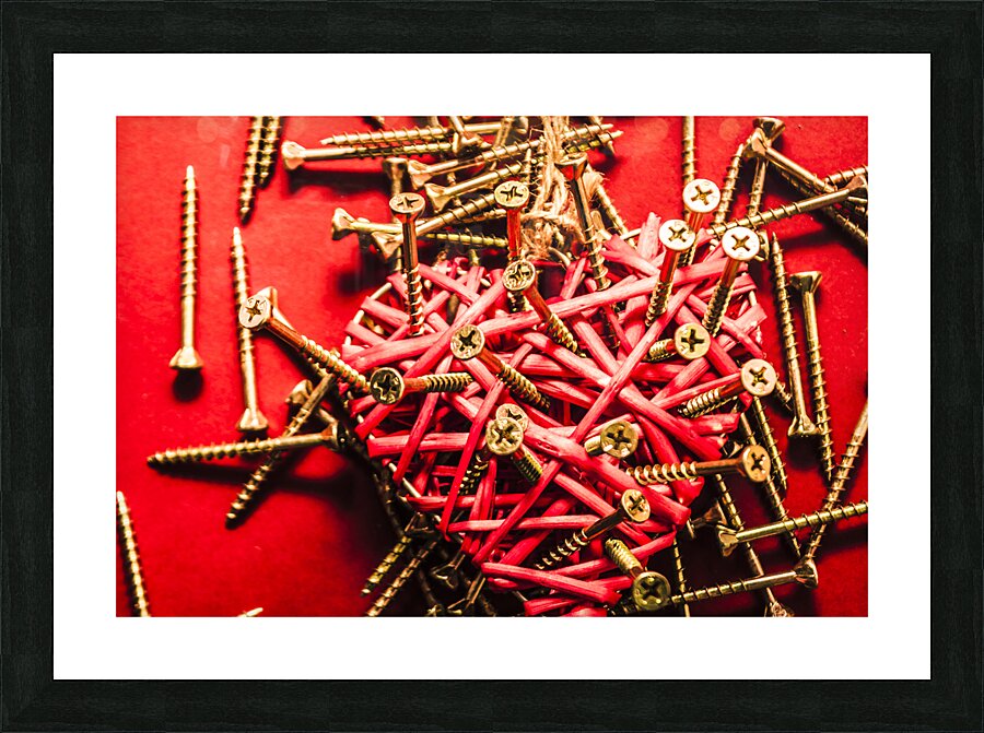 Messy love Picture Frame print