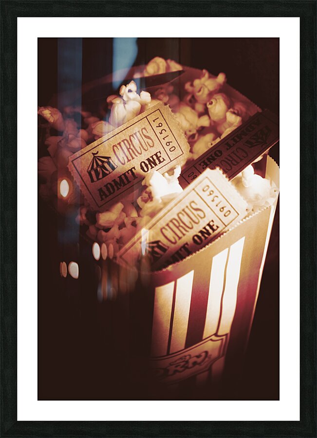 Midnight circus Picture Frame print
