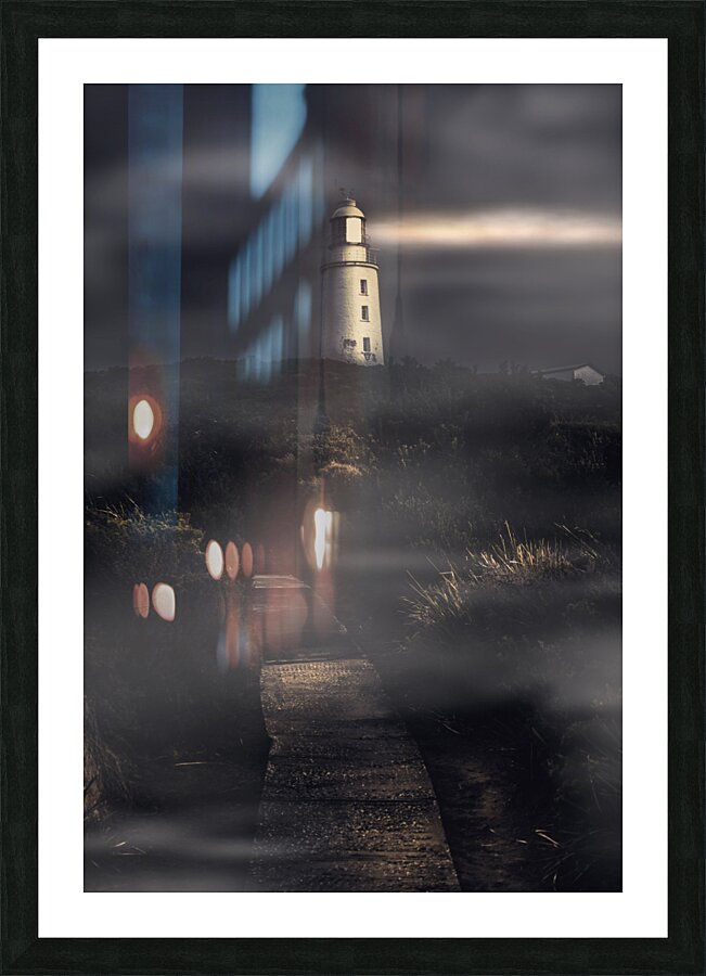 Lighthouse way Picture Frame print
