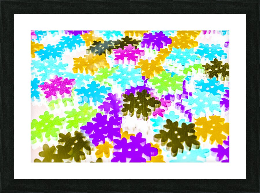 Colors of frost Picture Frame print