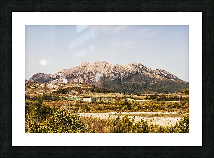 Wild mountain range Picture Frame print