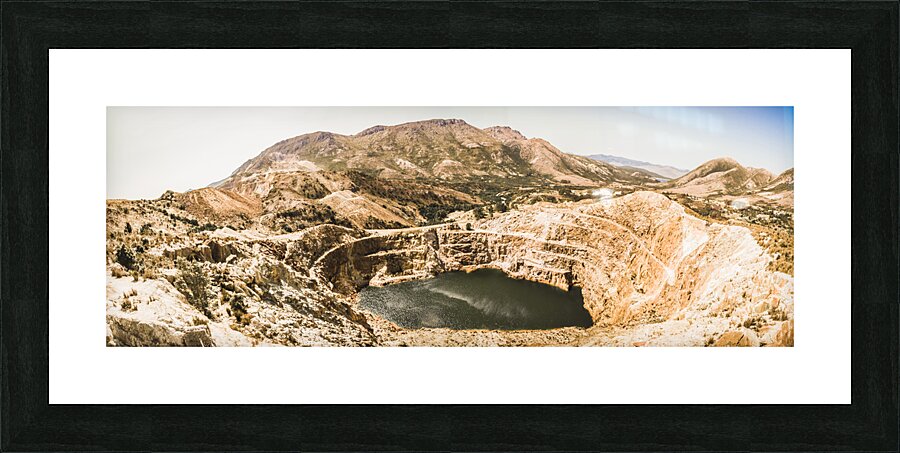 Iron Blow Lookout West Coast Tasmania Picture Frame print
