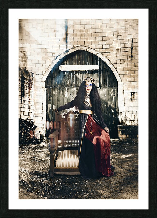 Netherworld queen stuck in never never land Picture Frame print