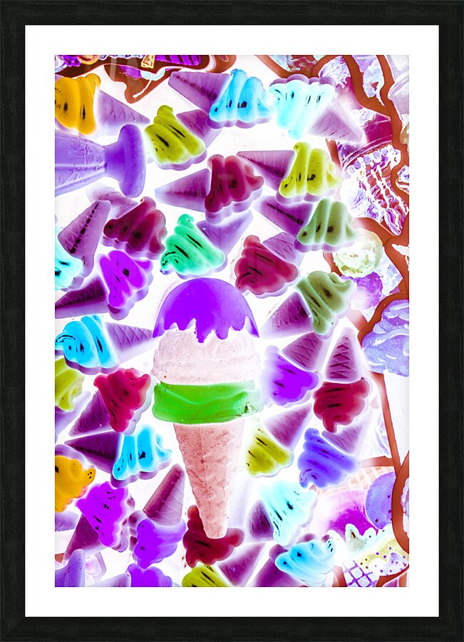 Sinking into sweet uncertainty Picture Frame print