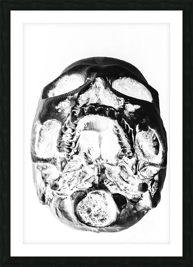 Skulls and dental records Picture Frame print