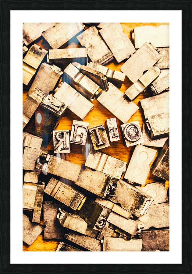 Rhetroric Picture Frame print