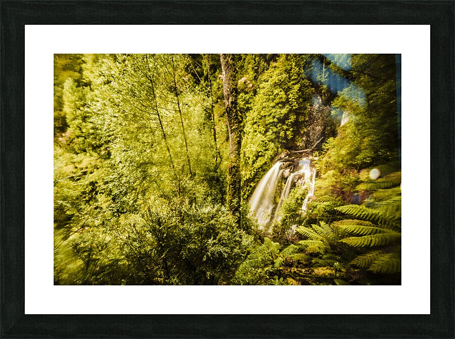 Jungle steams Picture Frame print