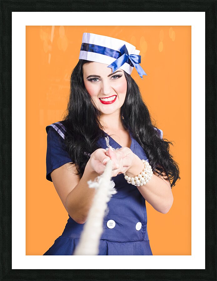 Tug of war Picture Frame print