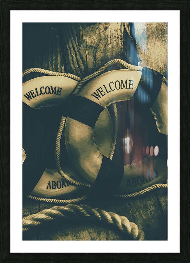 Tension on the high seas Picture Frame print