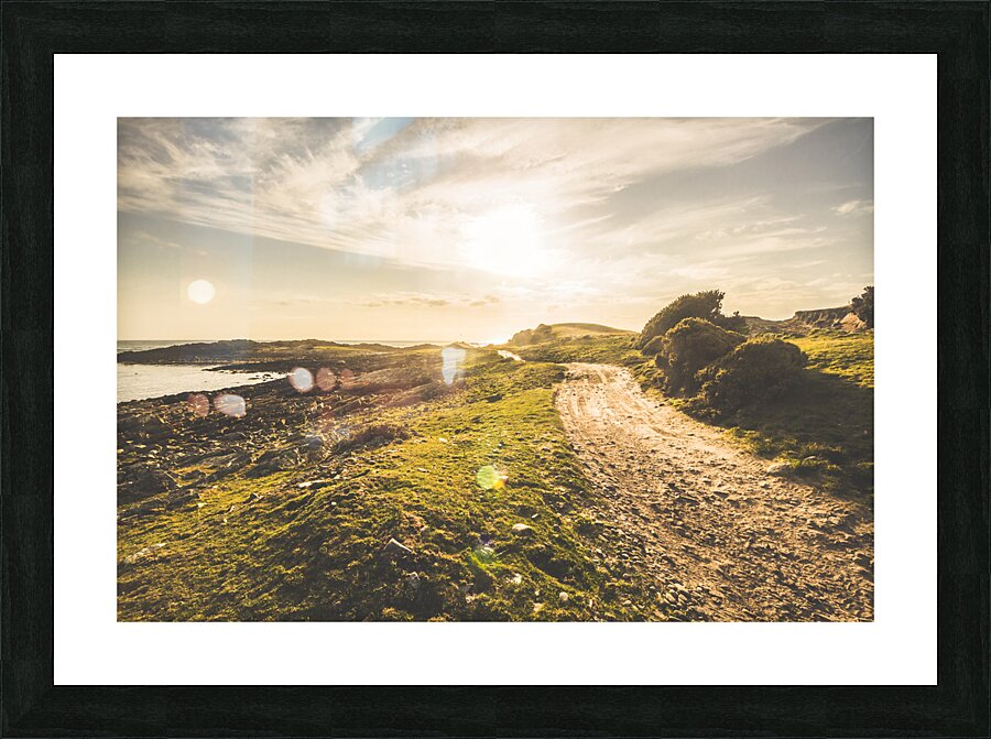 Routing western shores Picture Frame print